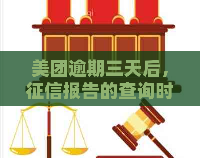 美团逾期三天后，报告的查询时间及影响：了解详细情况