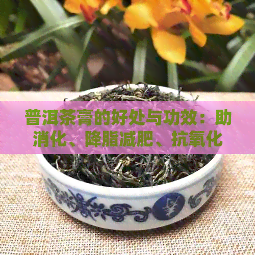 普洱茶膏的好处与功效：助消化、降脂减肥、抗氧化、抗衰老