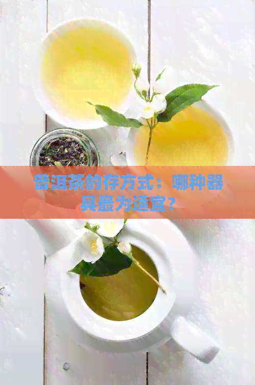 普洱茶的存方式：哪种器具最为适宜？