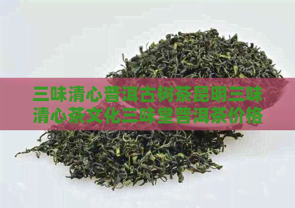 三味清心普洱古树茶昆明三味清心茶文化三味堂普洱茶价格及详情