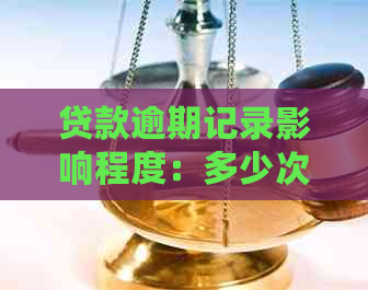 贷款逾期记录影响程度：多少次逾期会导致贷款被拒？