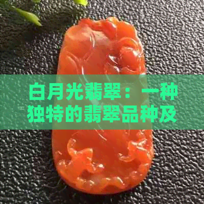 白月光翡翠：一种独特的翡翠品种及其魅力所在