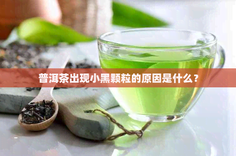 普洱茶出现小黑颗粒的原因是什么？