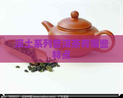 深土系列普洱茶有哪些特点