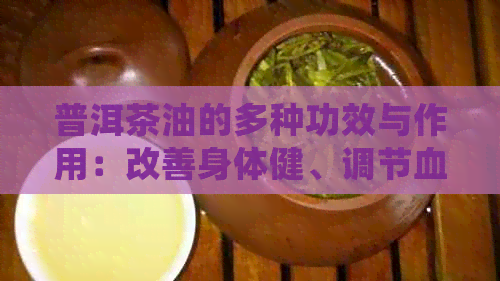 普洱茶油的多种功效与作用：改善身体健、调节血脂、抗氧化等