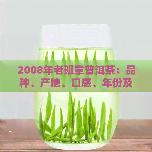 2008年老班章普洱茶：品种、产地、口感、年份及品鉴方法的全面解析