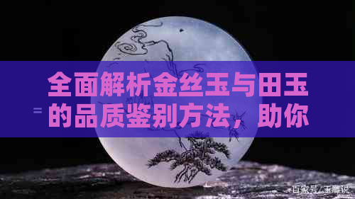 全面解析金丝玉与田玉的品质鉴别方法，助你轻松挑选优质玉石