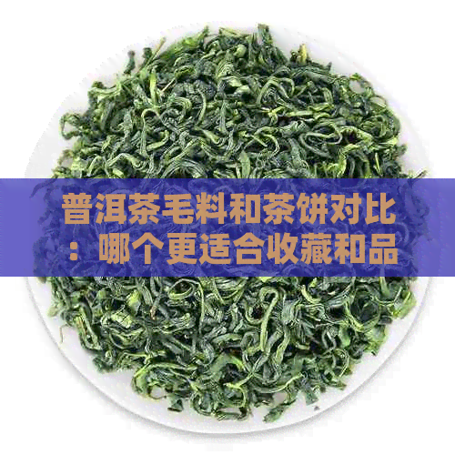 普洱茶毛料和茶饼对比：哪个更适合收藏和品鉴？