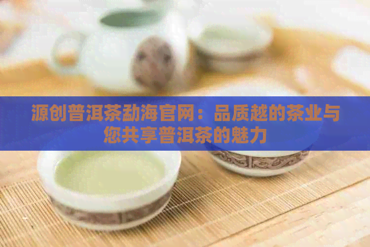 源创普洱茶勐海官网：品质越的茶业与您共享普洱茶的魅力