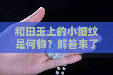 和田玉上的小细纹是何物？解答来了解