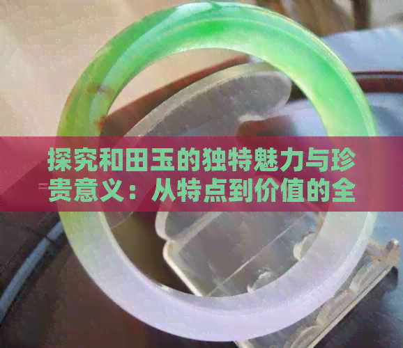 探究和田玉的独特魅力与珍贵意义：从特点到价值的全面解析