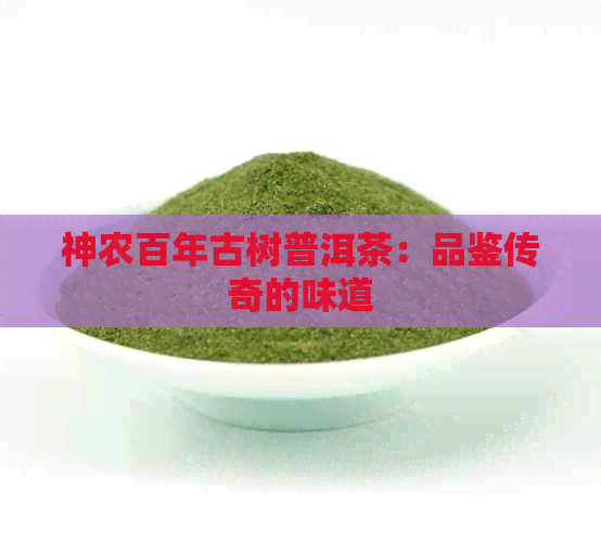 神农百年古树普洱茶：品鉴传奇的味道