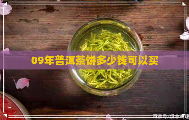 09年普洱茶饼多少钱可以买