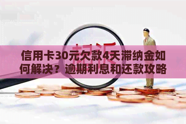 信用卡30元欠款4天滞纳金如何解决？逾期利息和还款攻略一览