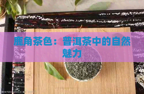 鹿角茶色：普洱茶中的自然魅力