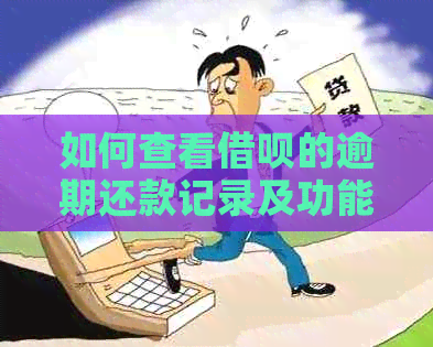 如何查看借呗的逾期还款记录及功能状态？