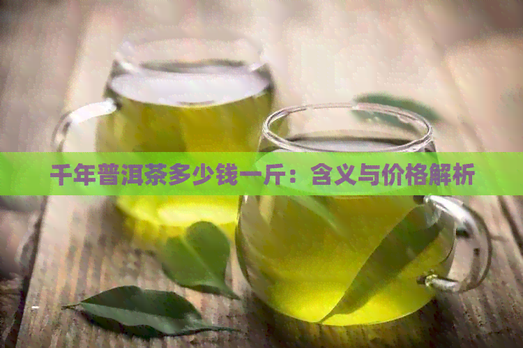 千年普洱茶多少钱一斤：含义与价格解析