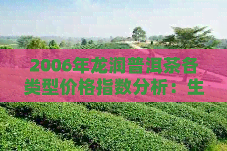 2006年龙润普洱茶各类型价格指数分析：生茶、熟茶及散茶价位一览