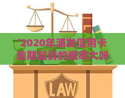 '2020年浦发信用卡逾期起诉的概率大吗-2020政策与新法规解读'