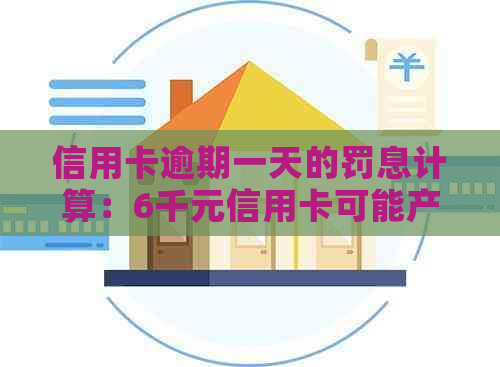 信用卡逾期一天的罚息计算：6千元信用卡可能产生的费用全解析