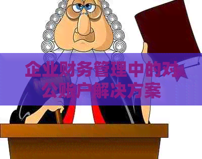 企业财务管理中的对公账户解决方案