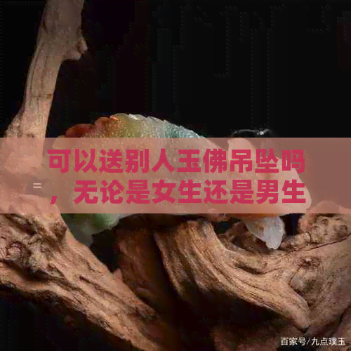 可以送别人玉佛吊坠吗，无论是女生还是男生都可以接受这样的礼物。