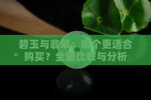 碧玉与翡翠：哪个更适合购买？全面比较与分析