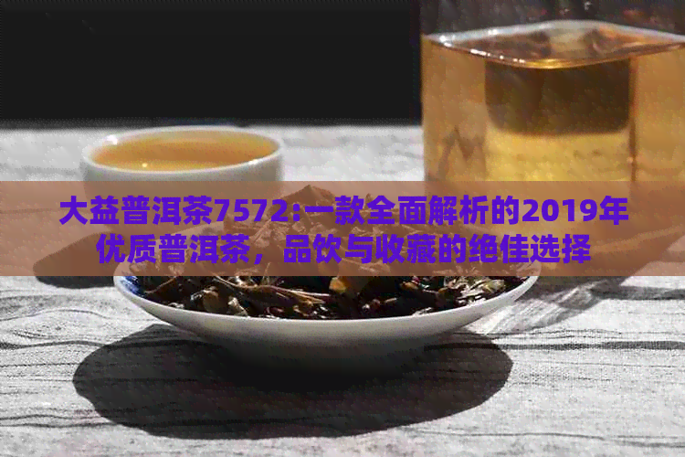 大益普洱茶7572:一款全面解析的2019年优质普洱茶，品饮与收藏的绝佳选择