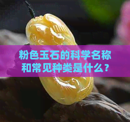 粉色玉石的科学名称和常见种类是什么？