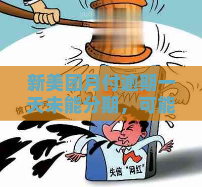 新美团月付逾期一天未能分期，可能存在什么问题？请帮忙解答！