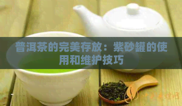 普洱茶的完美存放：紫砂罐的使用和维护技巧