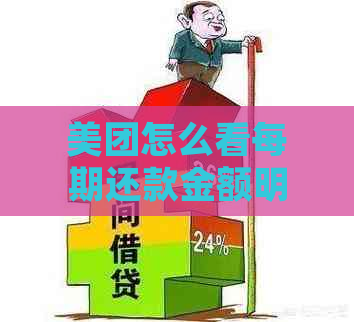 美团怎么看每期还款金额明细及剩余总还款？