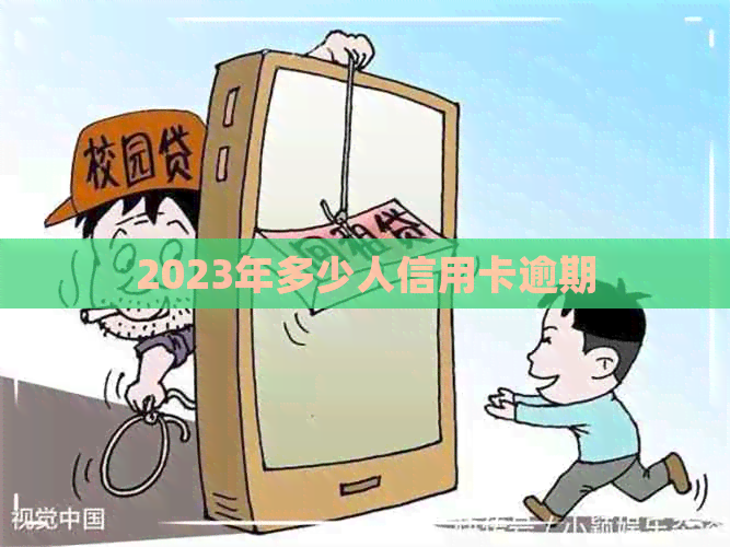 2023年多少人信用卡逾期