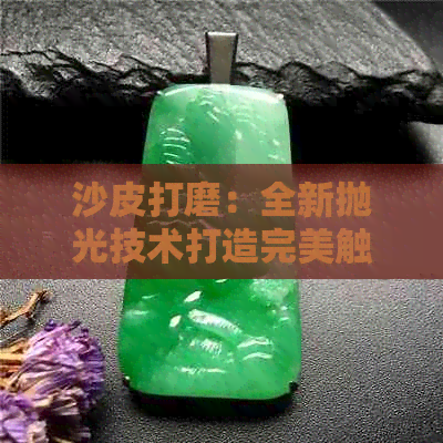 沙皮打磨：全新抛光技术打造完美触感，让您的狗狗爱不释手！