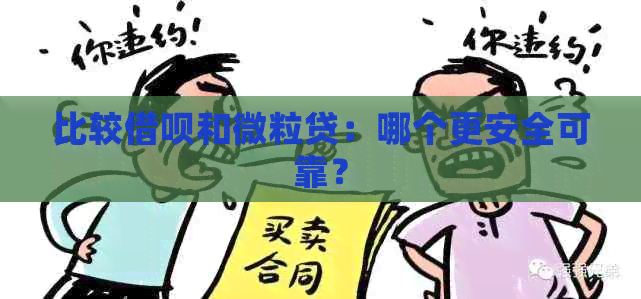 比较借呗和微粒贷：哪个更安全可靠？