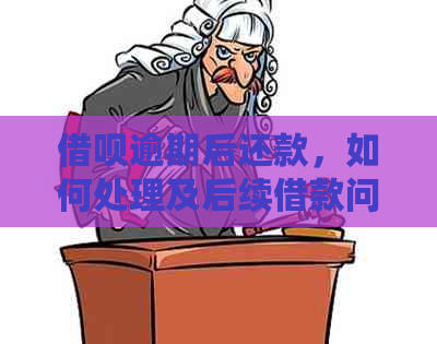 借呗逾期后还款，如何处理及后续借款问题