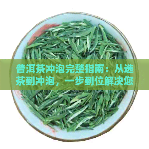 普洱茶冲泡完整指南：从选茶到冲泡，一步到位解决您的问题