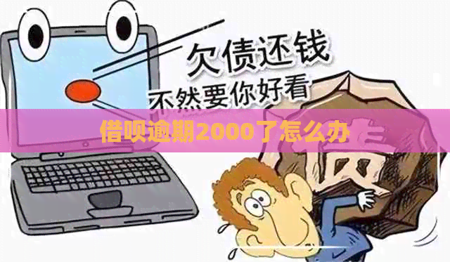 借呗逾期2000了怎么办