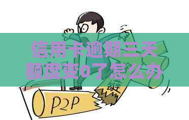 信用卡逾期三天额度变0了怎么办？2021年逾期情况解析