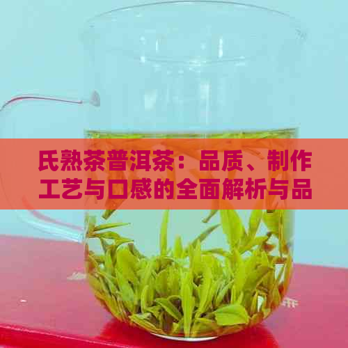 氏熟茶普洱茶：品质、制作工艺与口感的全面解析与品鉴指南