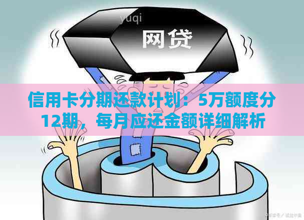 信用卡分期还款计划：5万额度分12期，每月应还金额详细解析