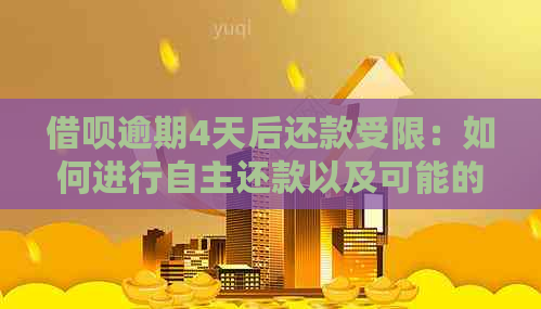 借呗逾期4天后还款受限：如何进行自主还款以及可能的解决方案