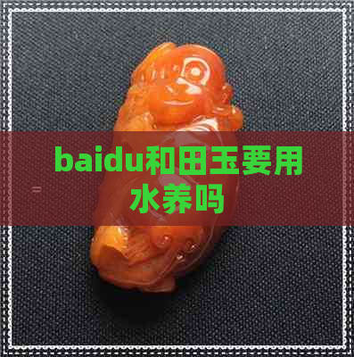 baidu和田玉要用水养吗