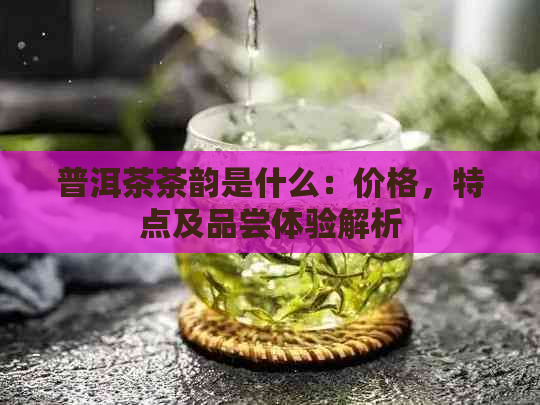 普洱茶茶韵是什么：价格，特点及品尝体验解析