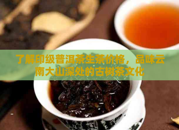 了解印级普洱茶生茶价格，品味云南大山深处的古树茶文化