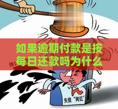 如果逾期付款是按每日还款吗为什么还不能及时还清？