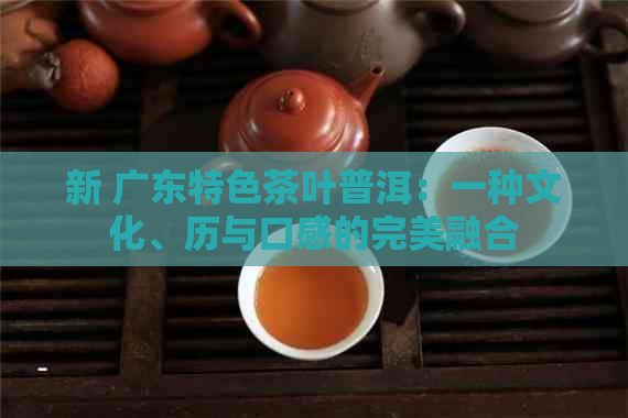 新 广东特色茶叶普洱：一种文化、历与口感的完美融合