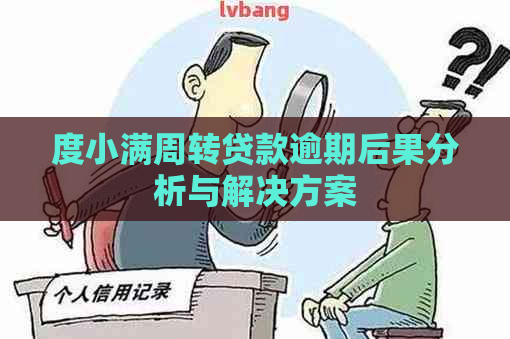 度小满周转贷款逾期后果分析与解决方案