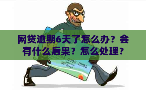 网贷逾期6天了怎么办？会有什么后果？怎么处理？