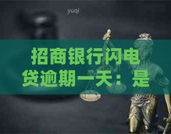 招商银行闪电贷逾期一天：是否会产生影响？如何应对？